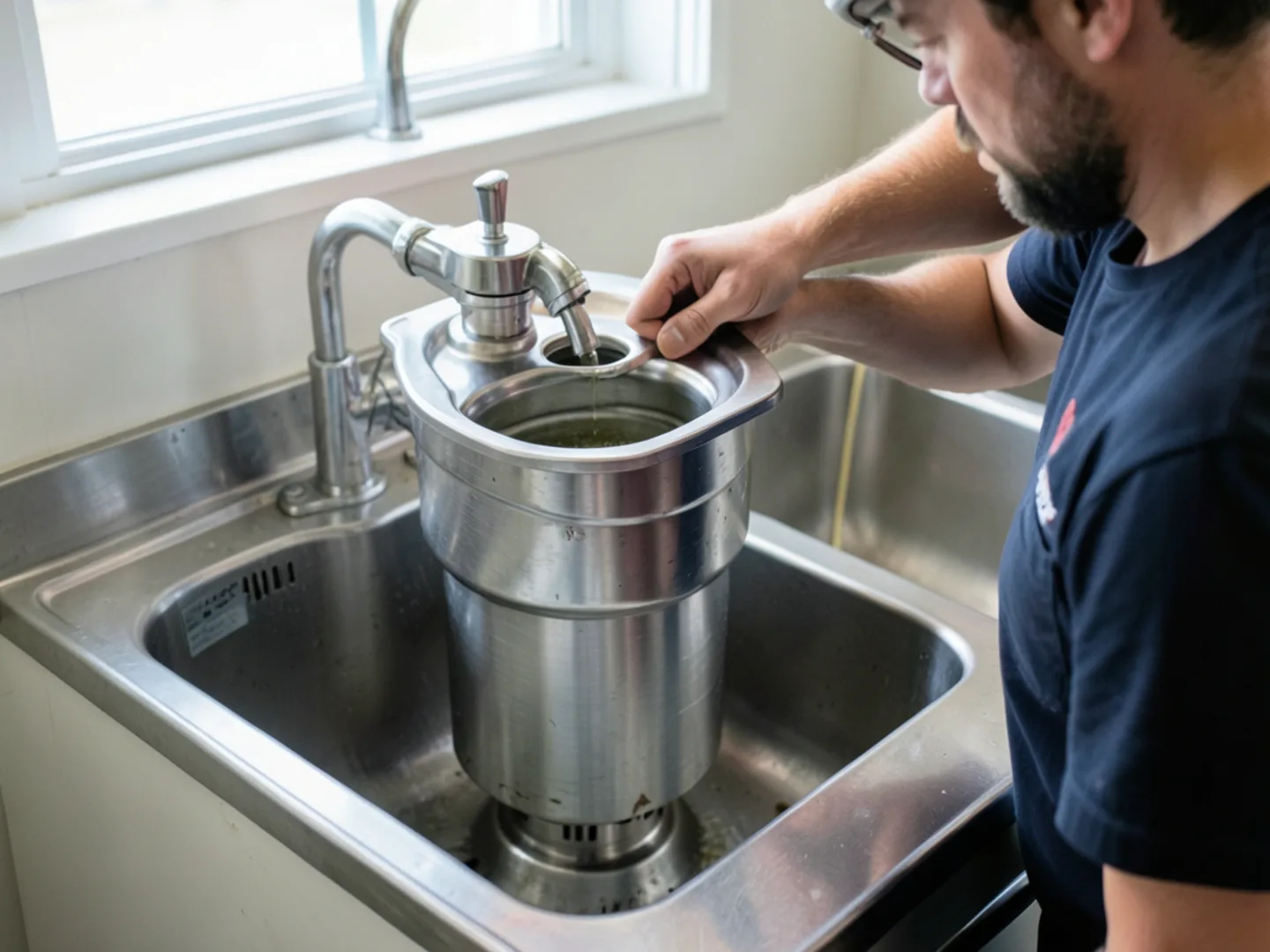 Plumbing dispatch workshop with brass valves and water heater staging