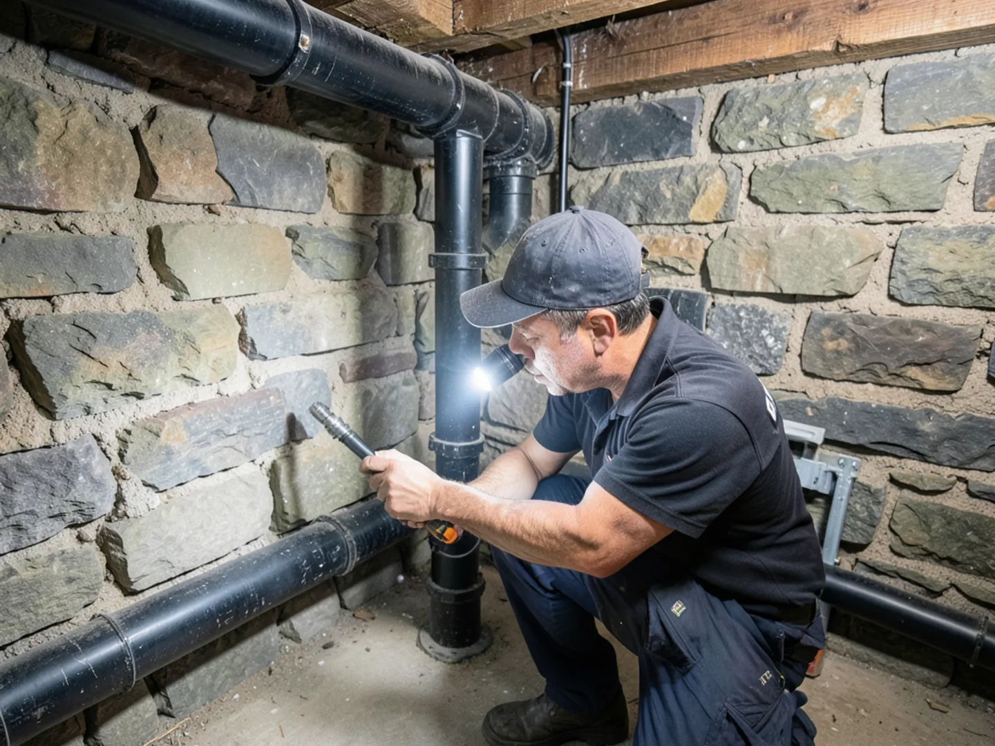 Historic Placerville Basement Pipe Replacement - Placerville Plumbing